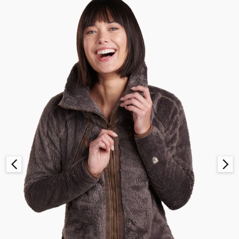Kuhl Hooded Flight Jacket in Breen - small